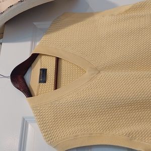 Sunshine Yellow Golfer Sweater Vest